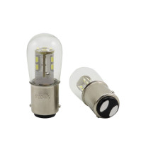 Boat Led Bulb, 2 watts - 10-30 volts - BA15D - White - D19*46mm - B19-20L-BA15D-W - AZLED